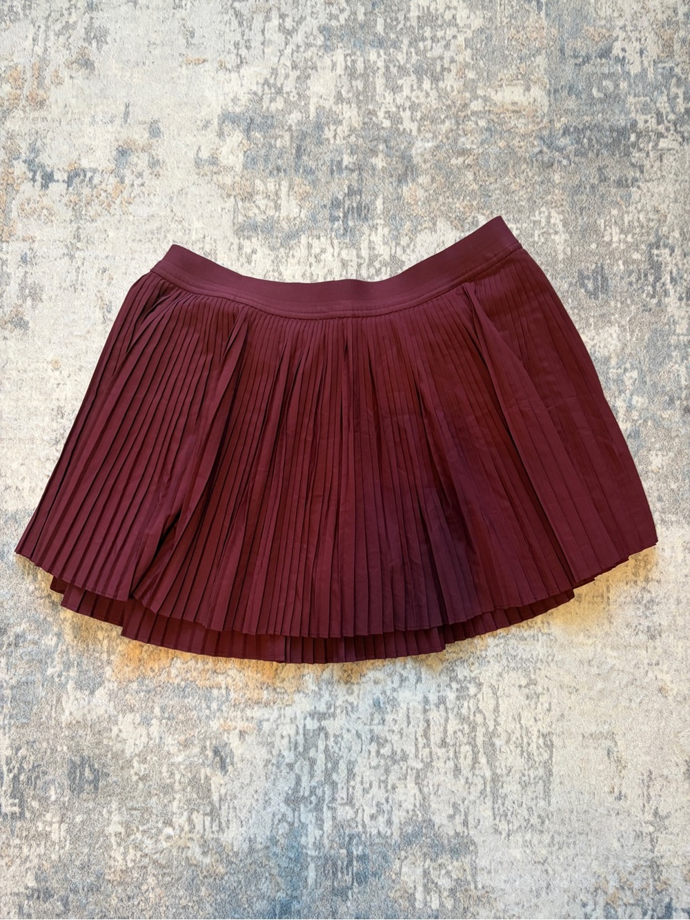 Old Navy QuickDry Pleated Wine Red Women's Skort